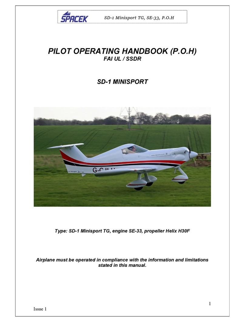 Spacek SD-1 Minisport TG Pilot operating handbook