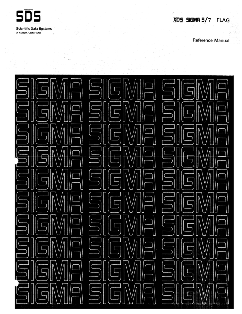 Sigma XDS 5 Reference manual
