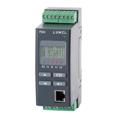 Lumel P30U series user manual