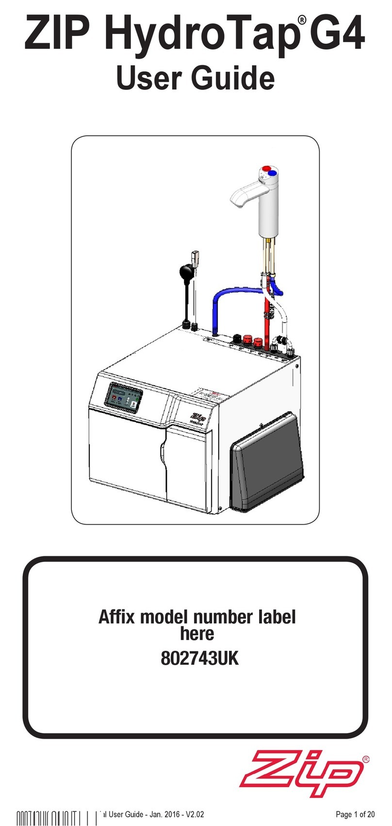 Zip HydroTap G4 user guide Zip HydroTap G4 user guide