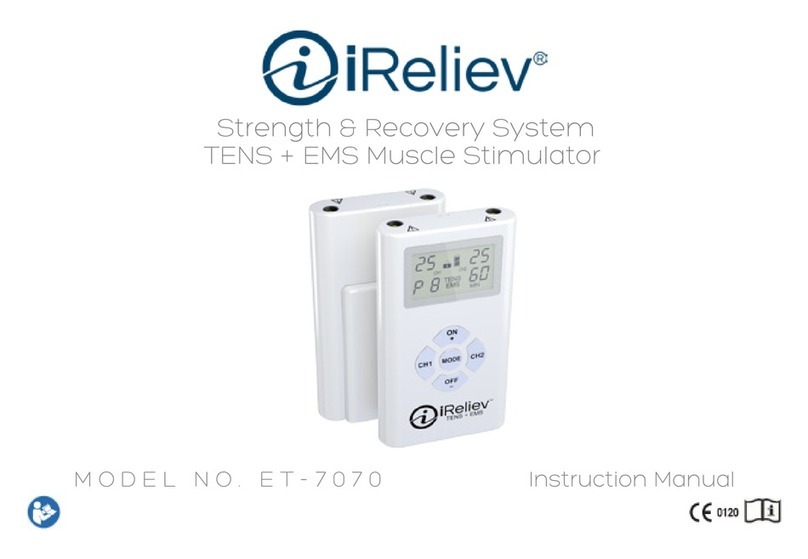 iReliev iRenew ET-7070 instruction manual