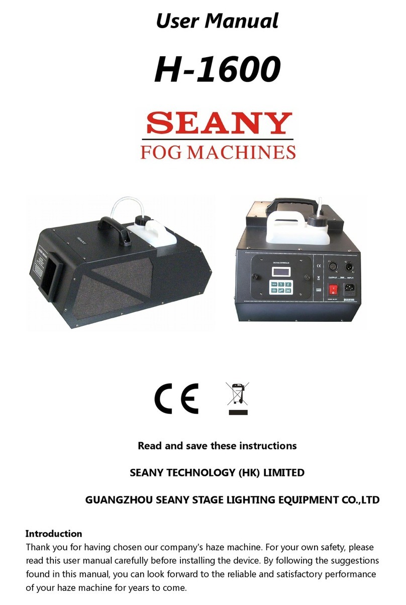 SEANY H-1600 user manual