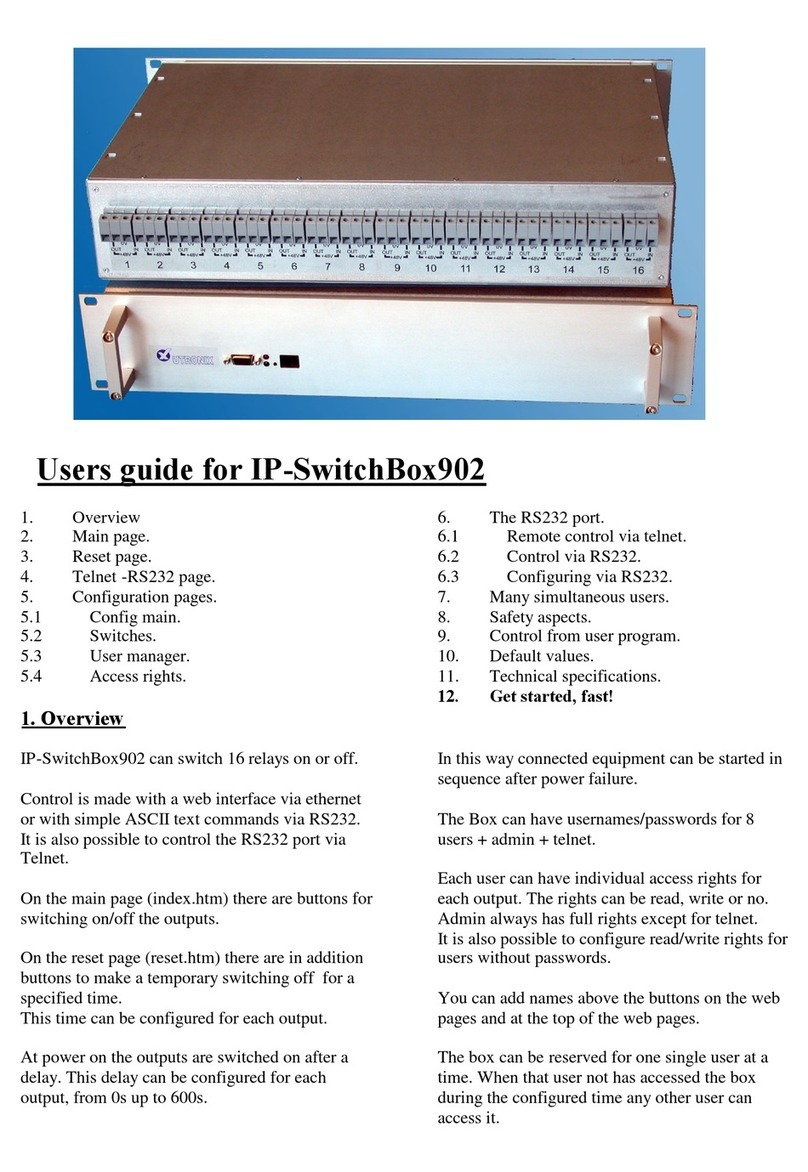 Utronix IP-SwitchBox902 user guide