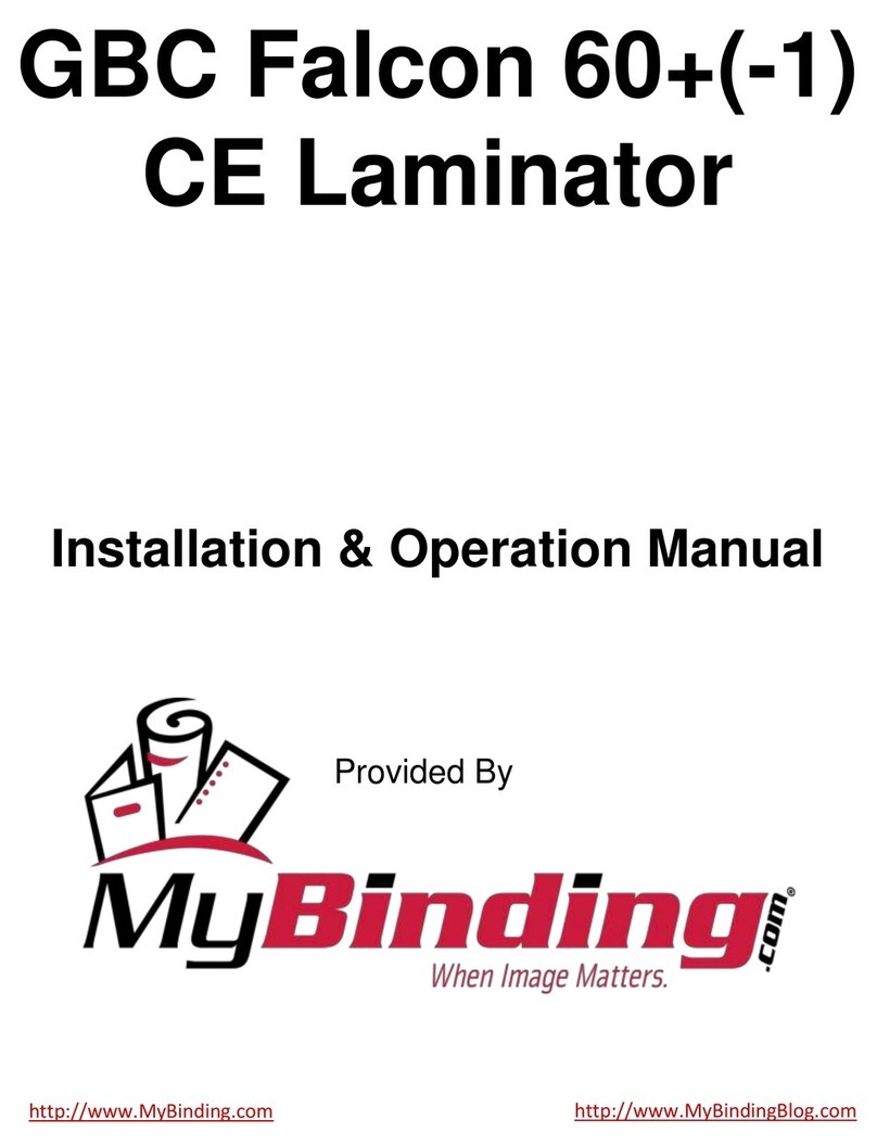 GBC Falcon 60+ User manual
