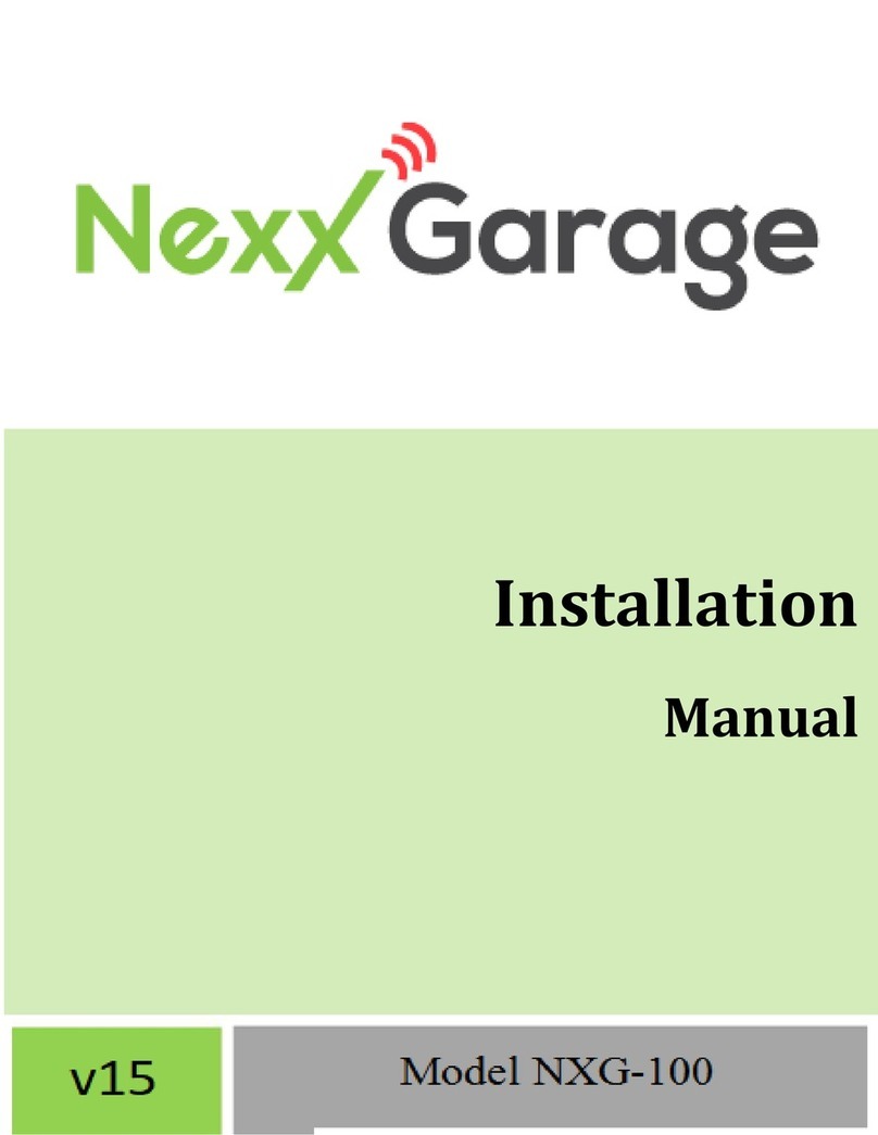 Nexx Garage NXG-100 installation manual