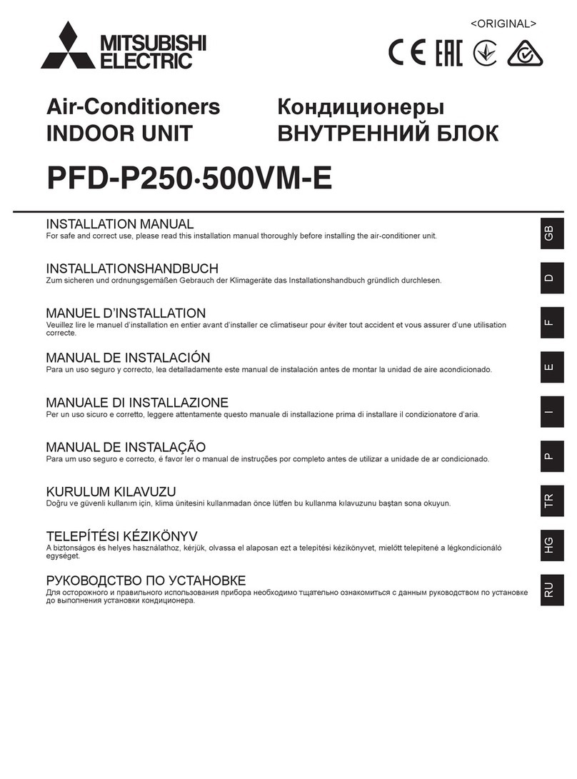 Mitsubishi Electric PFD-P250VM-E User manual