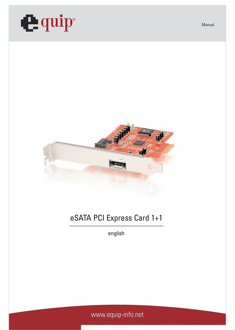 Equip eSATA User manual
