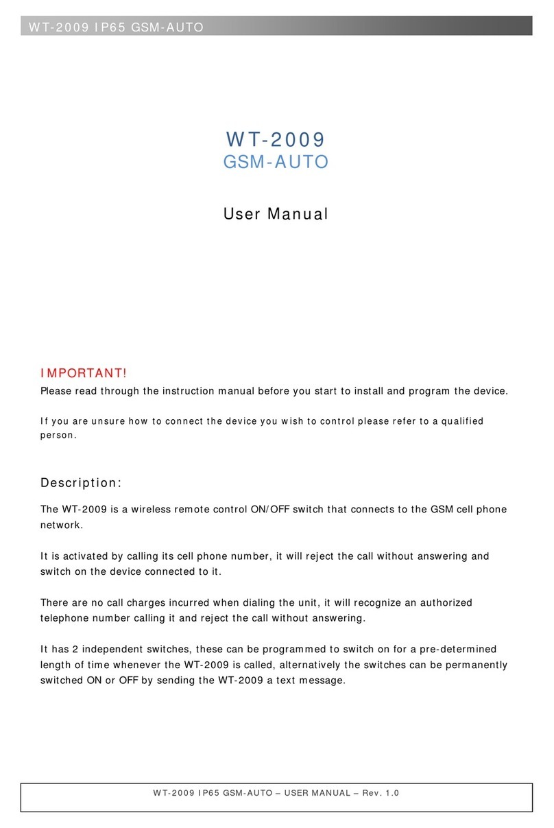 Witura WT-2009 User manual