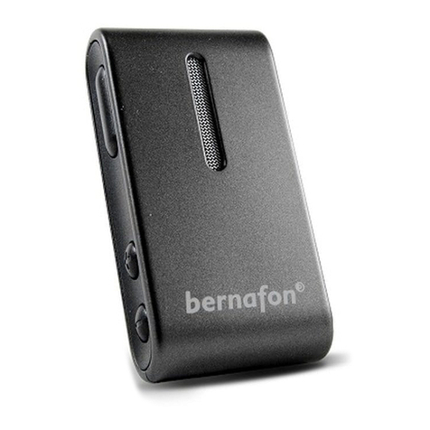 Bernafon Soundclip-A User manual