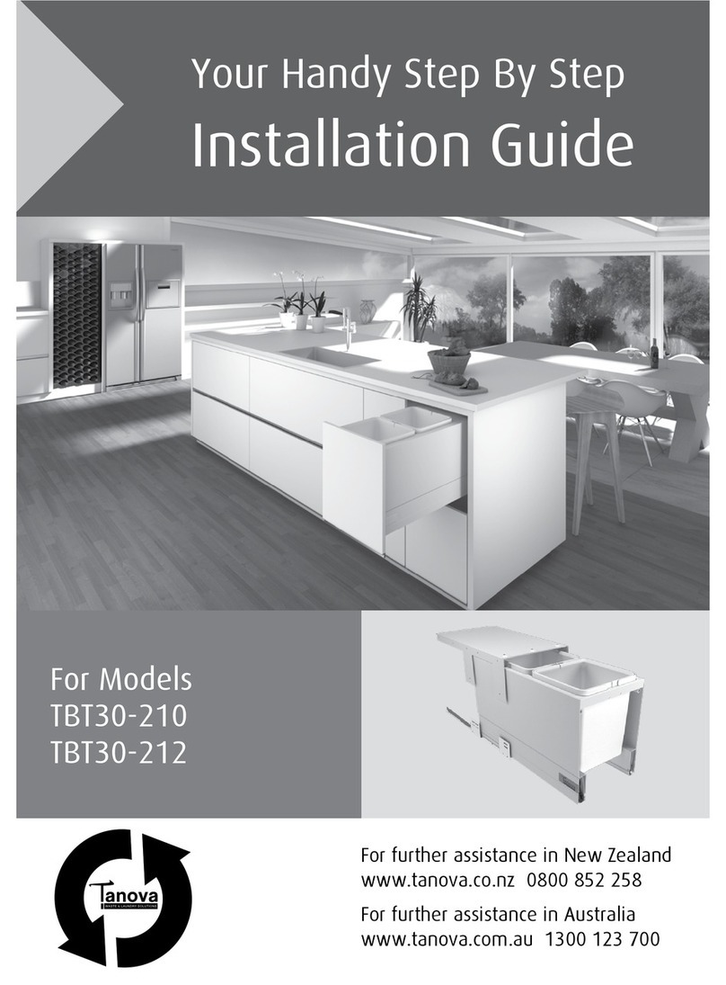 Tanova TBT30-212 installation guide