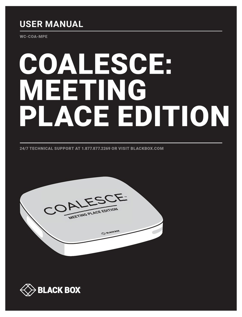Black Box WC-COA-MPE user manual Black Box WC-COA-MPE user manual