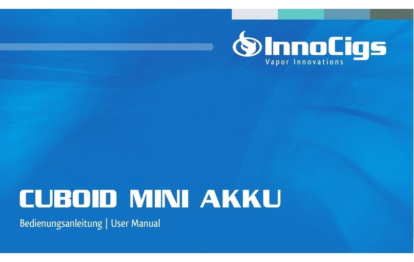 InnoCigs CUBOID MINI AKKU user manual