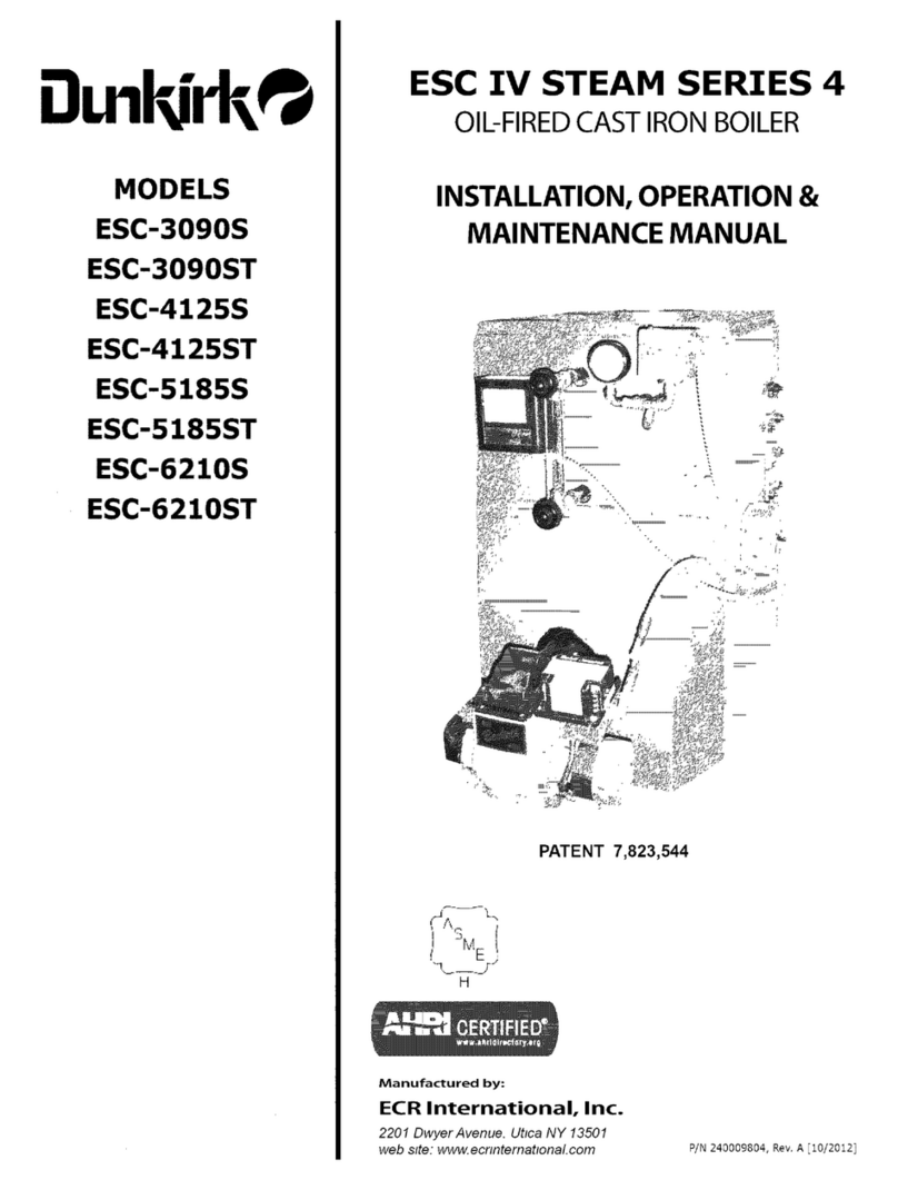 Dunkirk ESC-3090S Installation, operation & maintenance manual Dunkirk ESC-3090S Installation, operation & maintenance manual