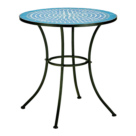 Essential Garden Patterson Mosaic Bistro Table User manual Essential Garden Patterson Mosaic Bistro Table User manual