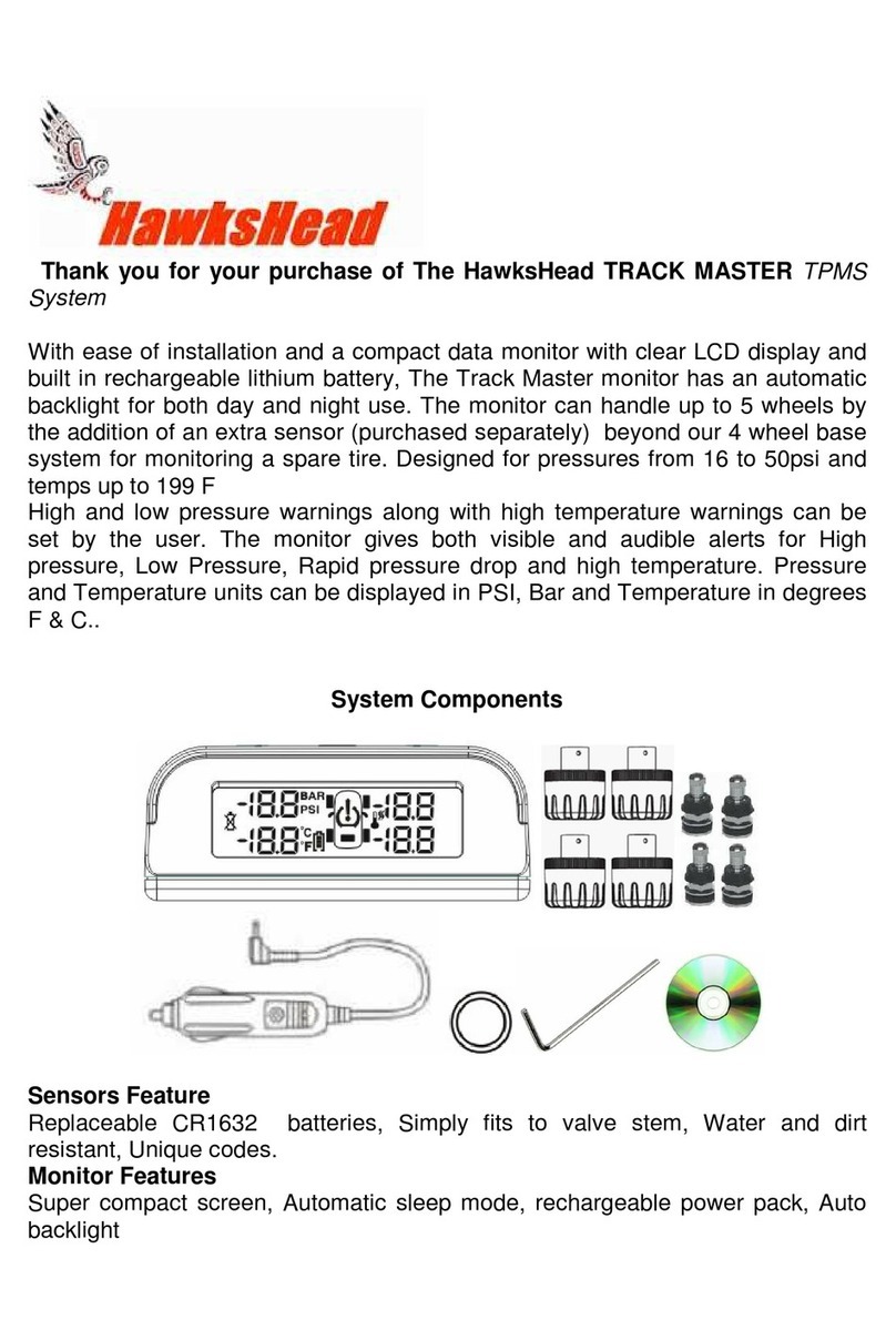 HawksHead TRACK MASTER instruction manual
