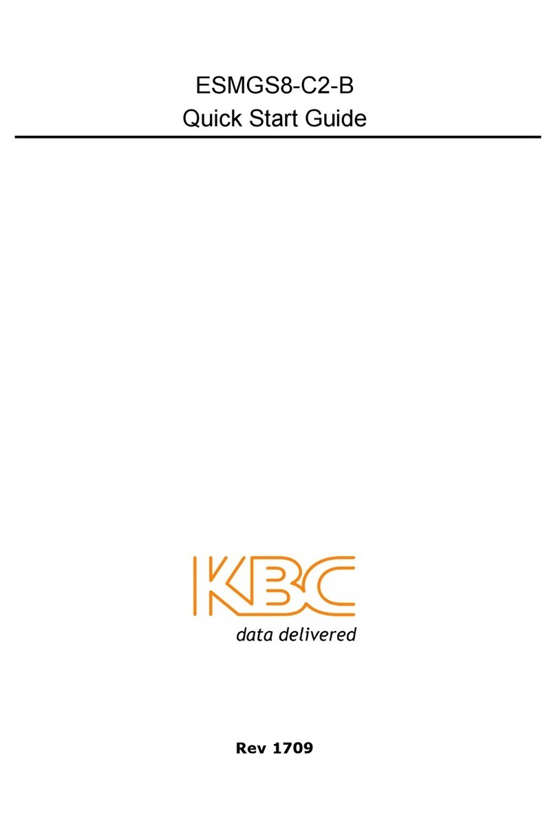 KBC ESMGS8-C2-B quick start guide
