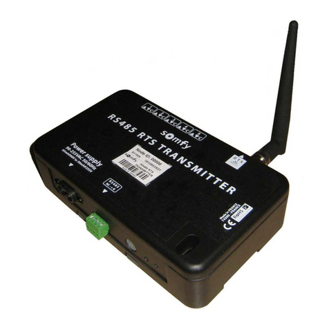 SOMFY RS485 RTS installation instructions