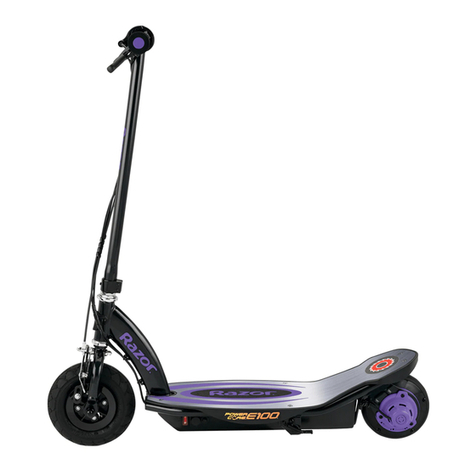 Razor E100 series User manual