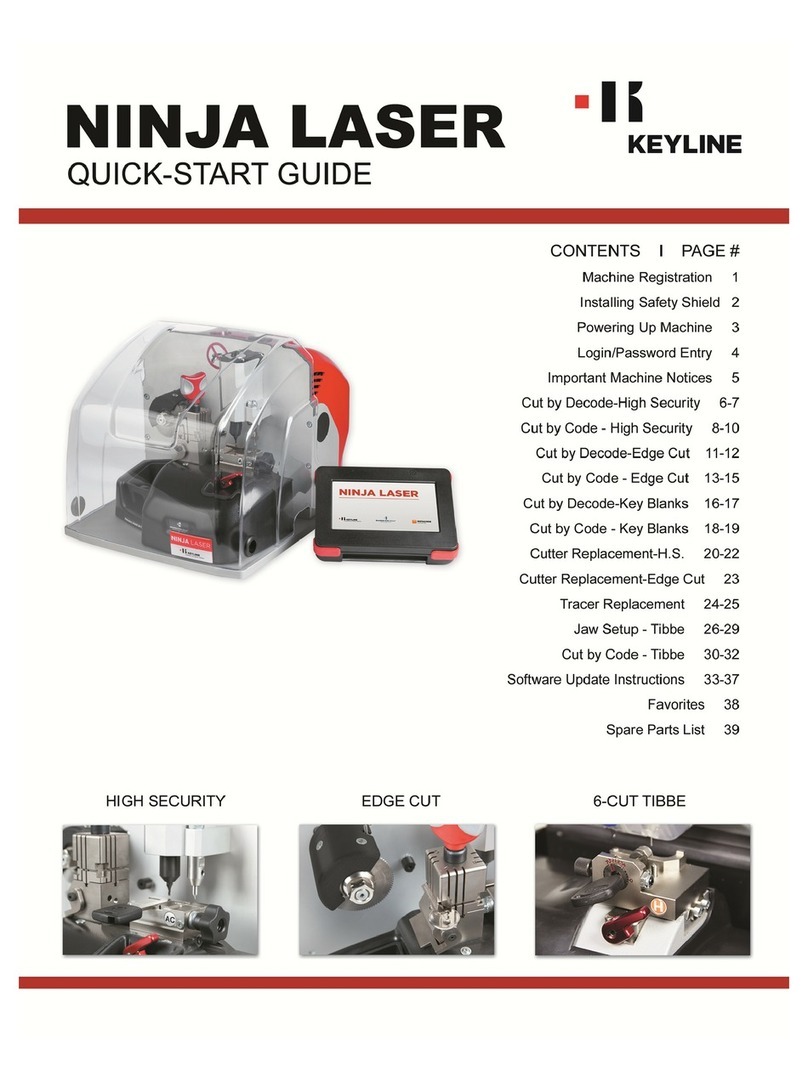 Keyline NINJA LASER quick start guide