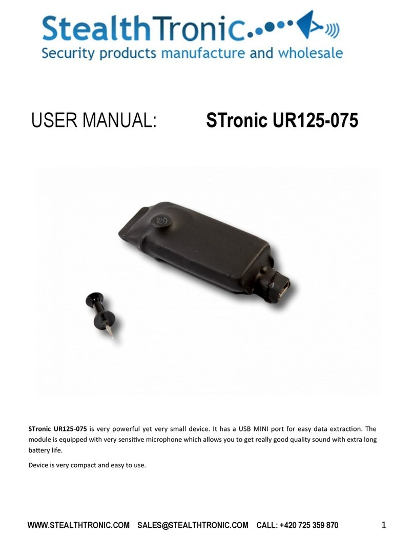 STronic UR125-075 user manual