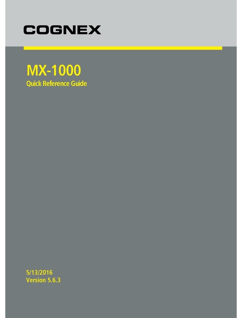 Cognex MX-1000 Quick reference guide