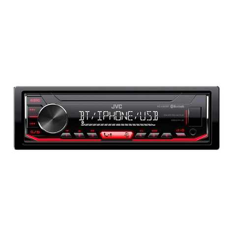 JVC KD-X352BT User manual
