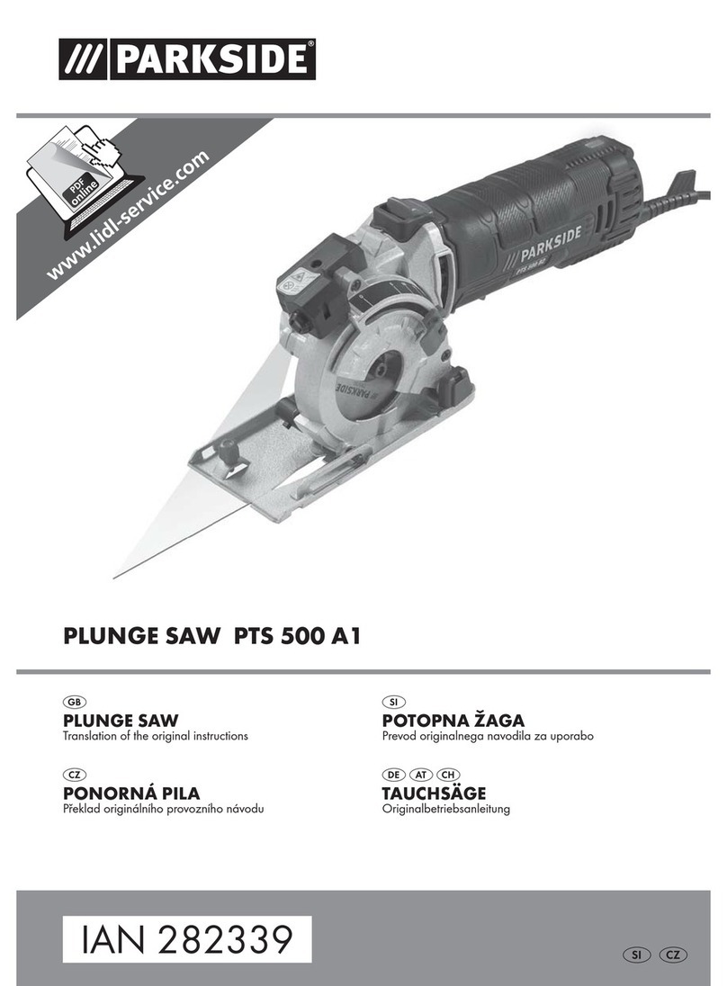 Parkside PTS 500 A1 User manual