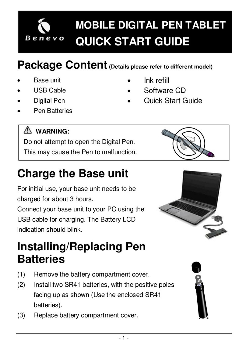 Benevo ultrapen User manual