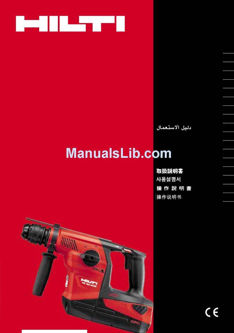 Hilti TE 30-A36 User manual