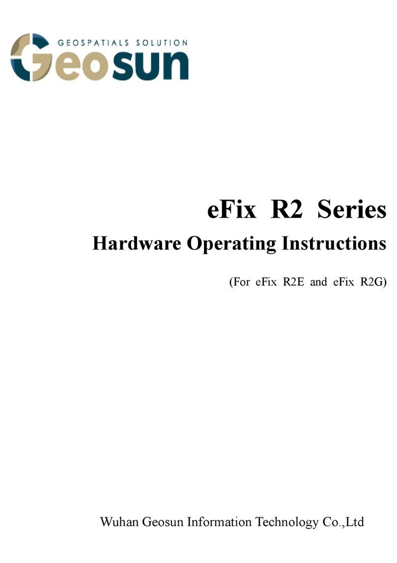 GEOSUN eFix R2E Hardware operating instructions