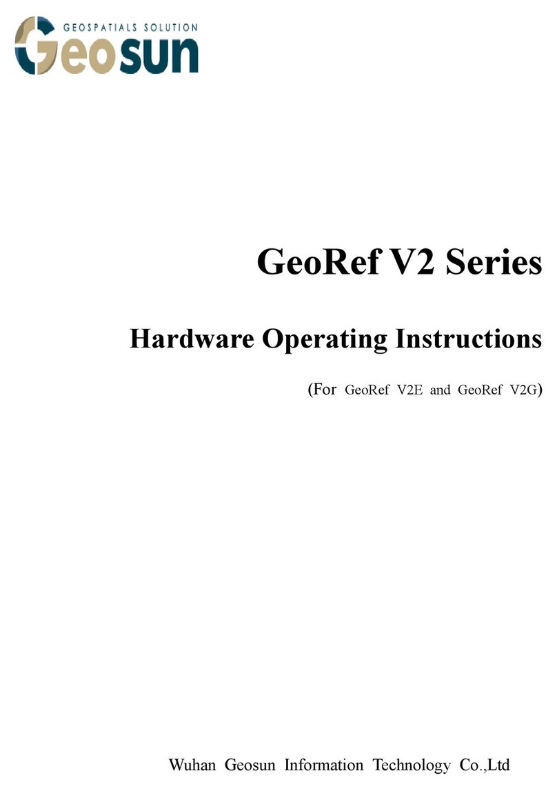GEOSUN GeoRef V2G Hardware operating instructions