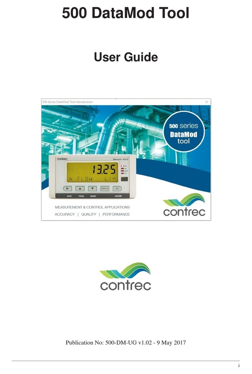 Contrec 500 Series User manual