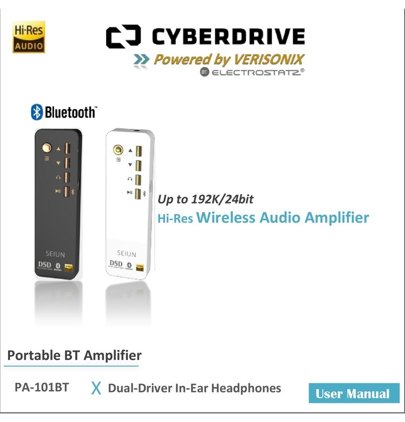 Cyberdrive PA-101BT user manual