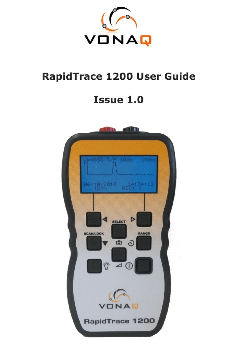 Vonaq RapidTrace 1200 User manual