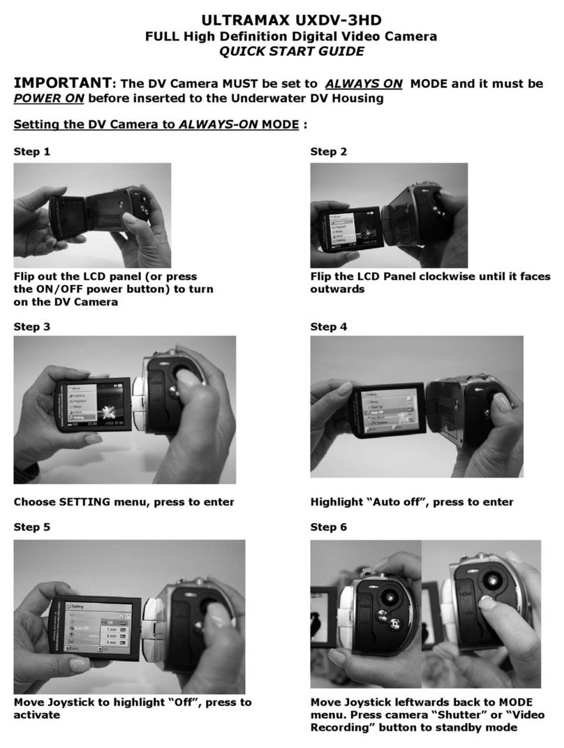 Ultra Max UXDV-3HD User manual