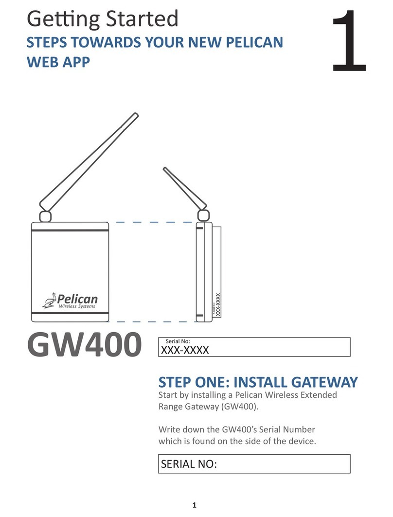 Pelican GW400 Getting started