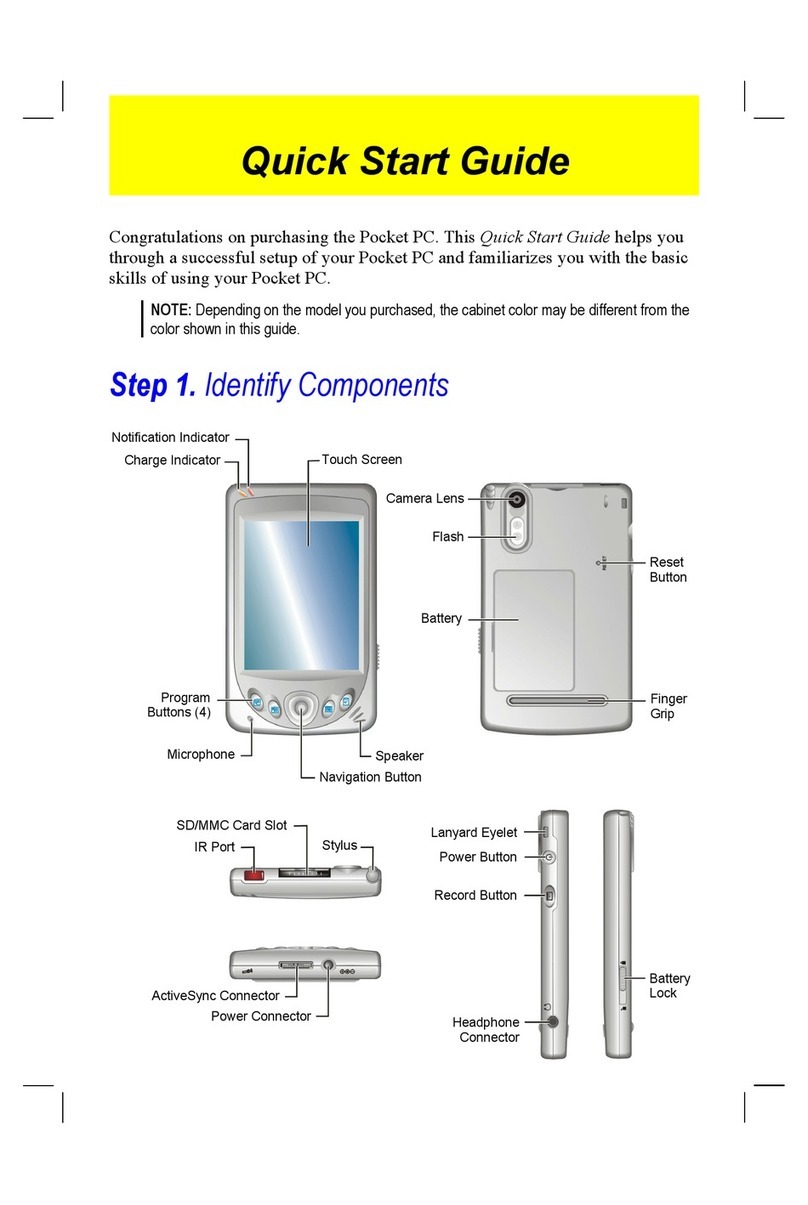 MiTAC Mio 339 quick start guide