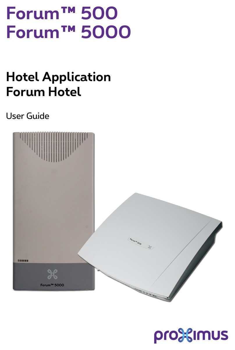 Proximus forum 523 User manual