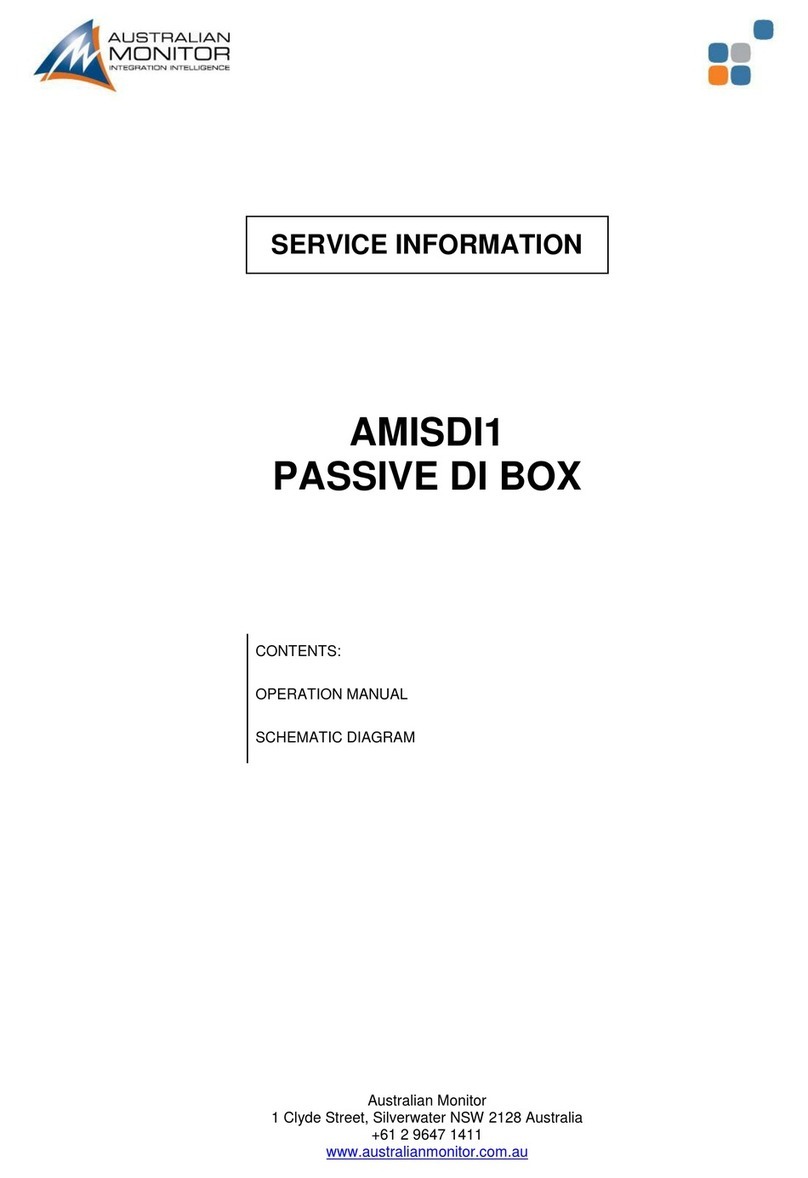 AUSTRALIAN MONITOR AMISDI1 Service information