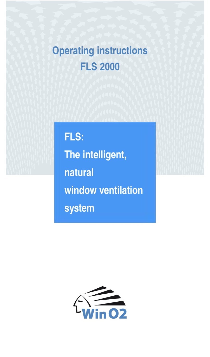 Win O2 FLS 2000 operating instructions
