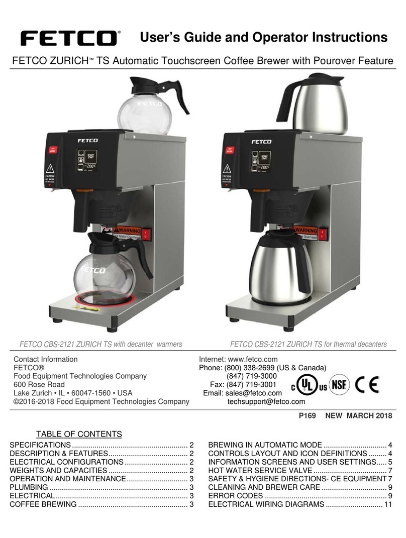 Fetco C212113 ZURICH TS Specifications