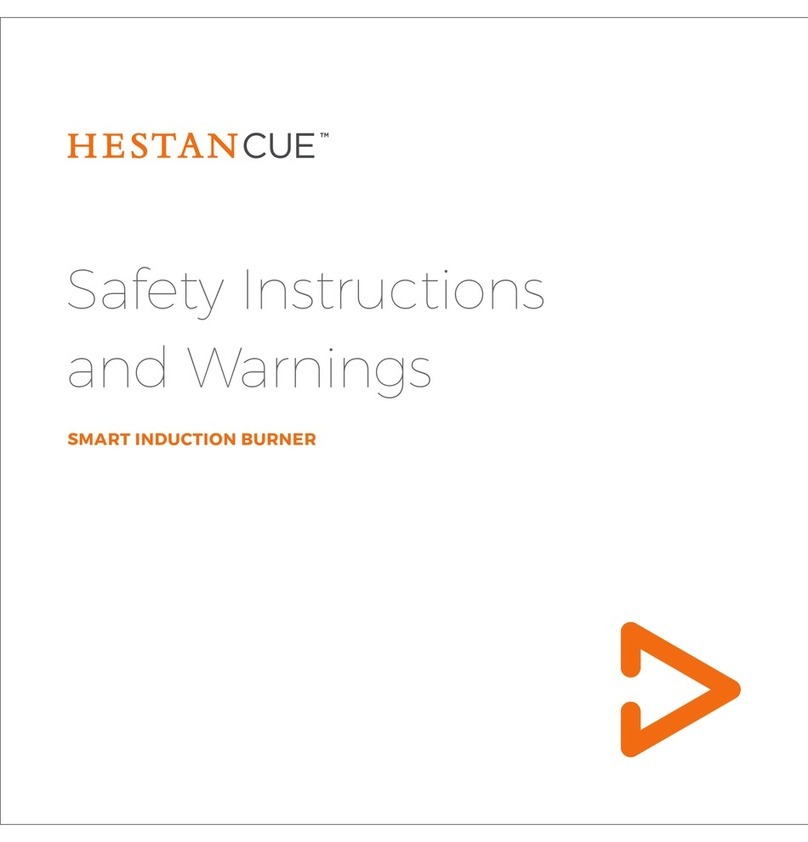 Hestancue 41000 (Smart Induction Burner) Safety instructions