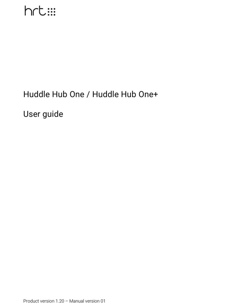 HRT Huddle Hub One User manual