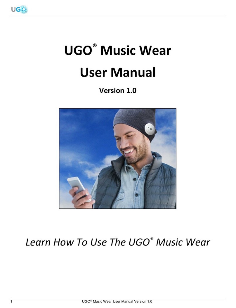 Ugo Music Wear User manual