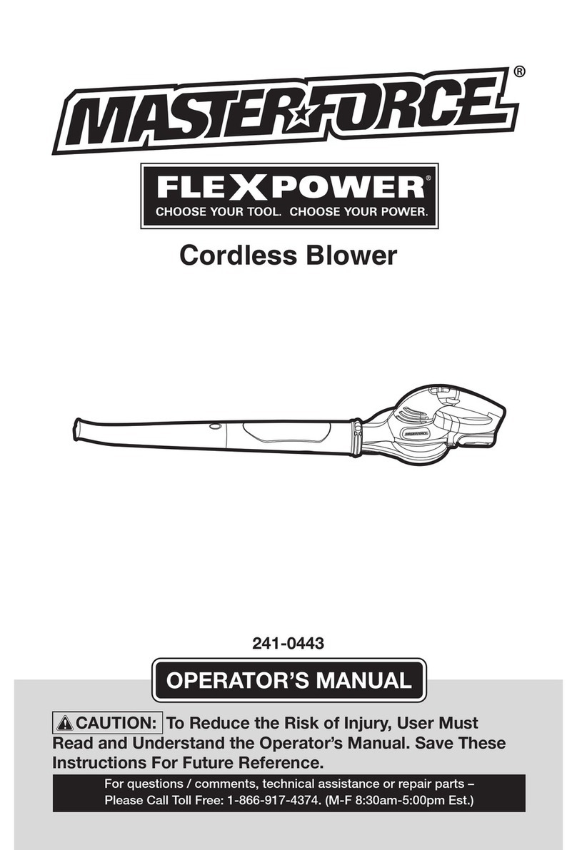 MasterForce FlexPower 241-0443 Operator's manual