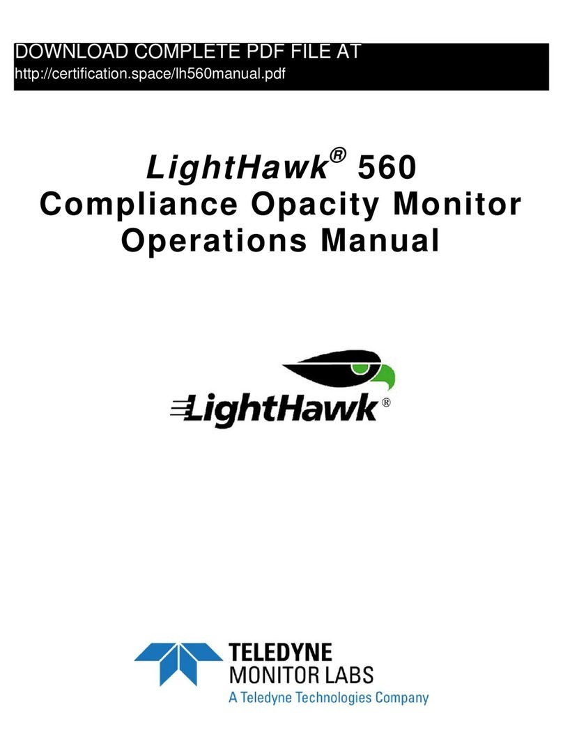 Teledyne LightHawk 560 User manual Teledyne LightHawk 560 User manual