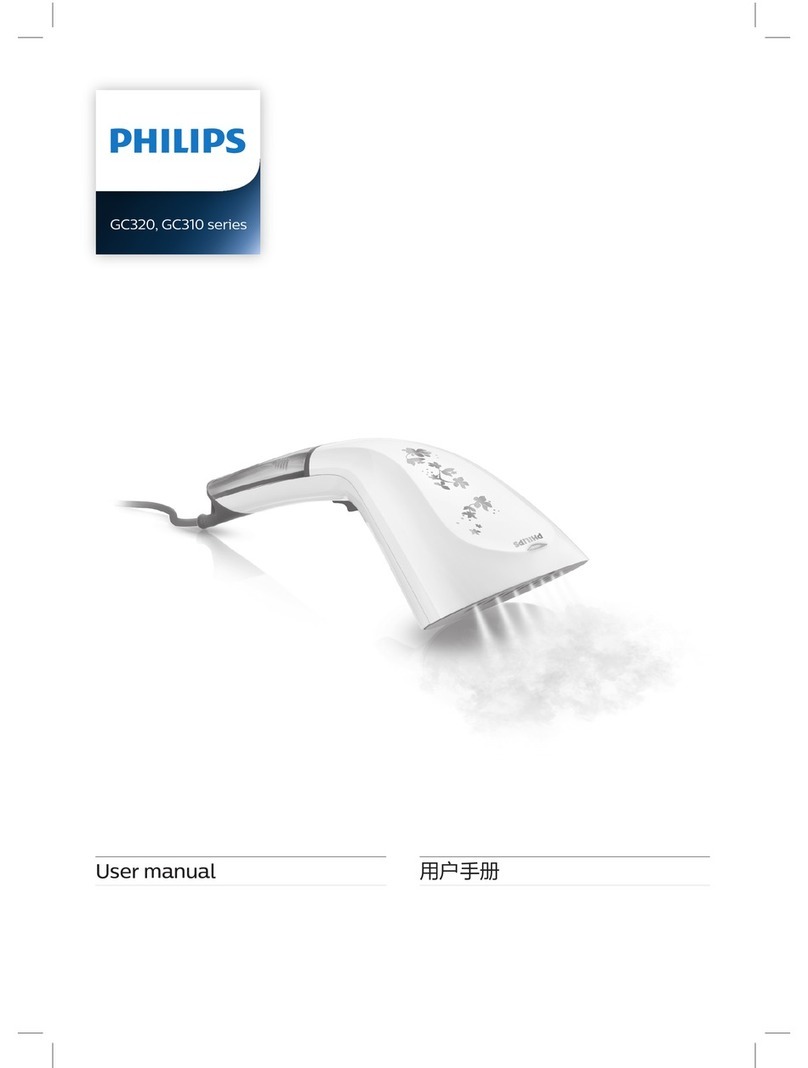Philips Steam&Go GC320 Series User manual