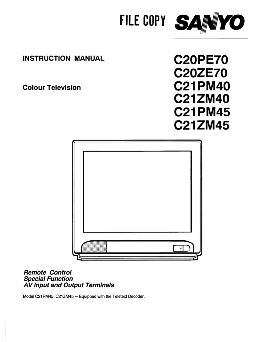 Sanyo C20PE70 User manual