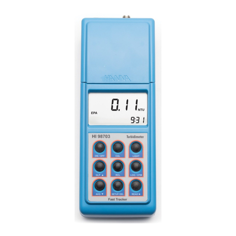 Hanna Instruments HI 98703 User manual