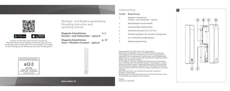 Magenta SmartHome HMIP-SWDO-TK user manual